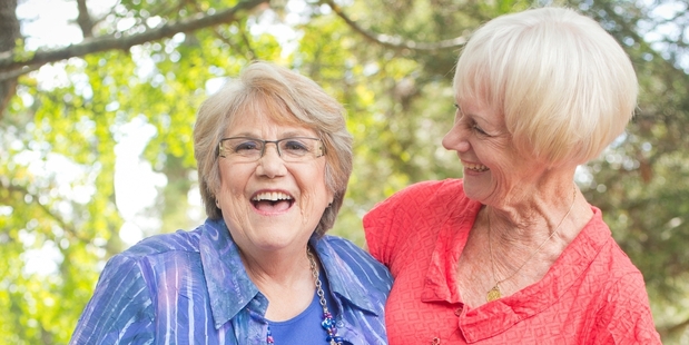 Paula Scholes (left) has had a fresh start in life after getting a kidney from Bev Elliot. Photo / Greg Bowker