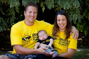 Ryan and Keri Topperwien were 'happy and sad' over the arrival of baby Zayn. Photo / Christine Cornege