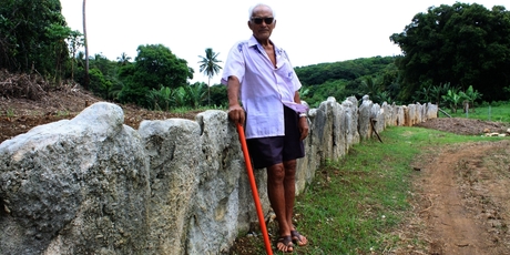 Papa Paiere Mokoroa is one of the island's last living storytellers. Photo / Jim Eagles