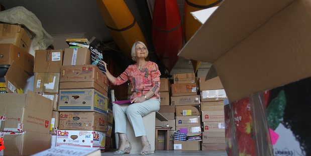 Tauranga Libraries' manager Jill Best co-ordinates a project that sends children's books to Fiji and the Soloman Islands