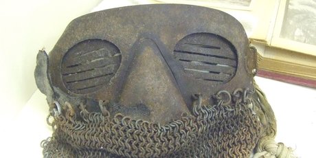 Protective mask for tank crew.