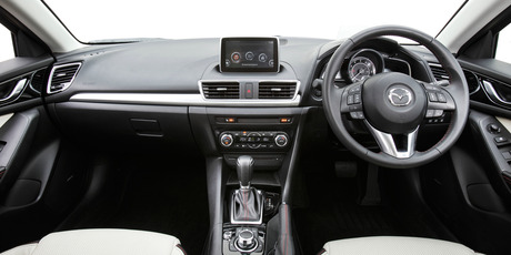 The interior of the new Mazda3