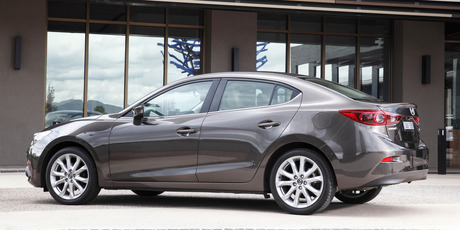 The Mazda3 sedan that is priced from $32,795 for the entry level GLX .