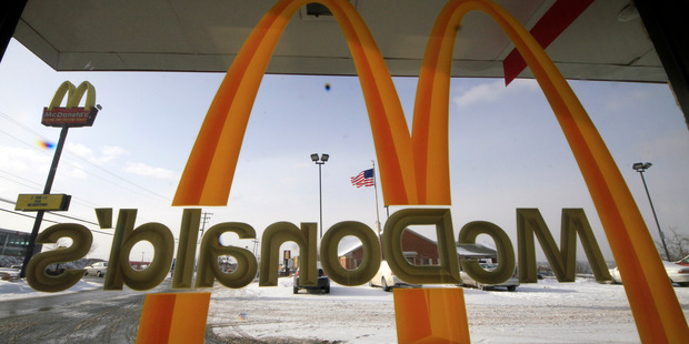 McDonald's is being sued in three US states by workers who say the fast-food giant is effectively 'stealing wages' through a variety of employment practices. Photo / AP