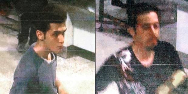 This combination of images shows the two men who boarded flight MH370 on stolen passports. Photo / AP