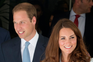 The Duke and Duchess of Cambridge. Photo / AP