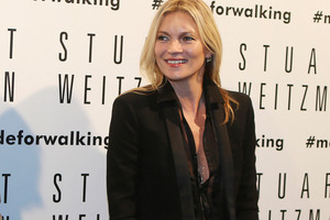 Kate Moss has posed with fellow Brit Cara Delevingne in a new Burberry campaign.
Photo / AP