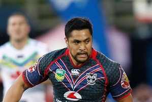 Jerome Ropati will be back in action for the Warriors this weekend. Photo / Richard Robinson.