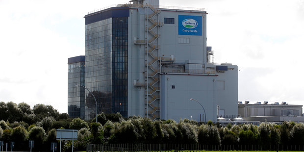 Fonterra's dairy factory at Te Rapa, Waikato. NZ manufacturing was up 5.7pc in the December quarter - with the dairy and meat industry leading the charge. Photo / Christine Cornege
