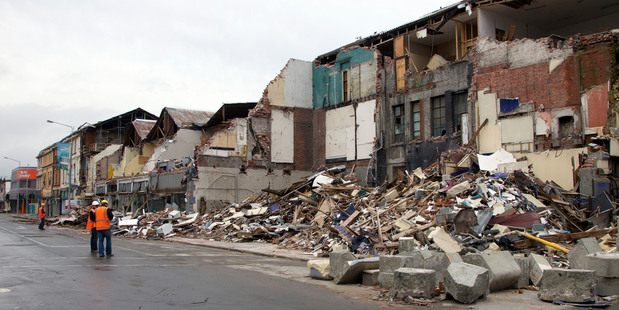 The $40 billion Christchurch rebuild is a bright spot on the rosy economic picture. Photo / APN