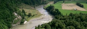 The disputed land is near the bank of Taranaki's Waitara River. File photo / NZ Herald