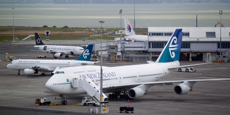 Questions about the additional security measures in place at Auckland were referred to the Aviation Security Service. Photo / Richard Robsinson