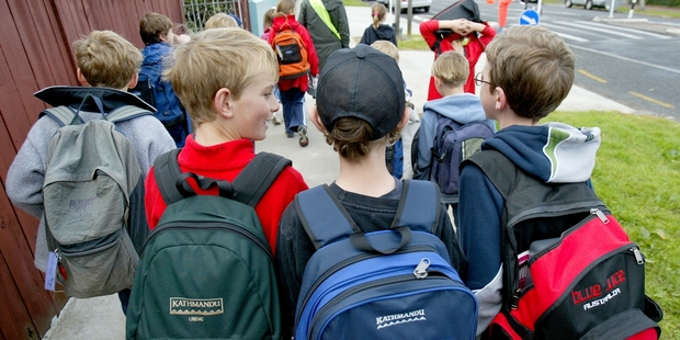 The walking school bus ensures children get to school safely, so why not create bike convoys? Photo / Martin Sykes