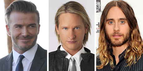 David Bekham, Carson Kressley and Jared Leto. Photo / Getty Images, Supplied, AP