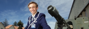 Ben Brodie could be travelling to Gallipoli, Turkey, with the official New Zealand Anzac Day delegation if his speech proves popular at Government House. Photo/Paul Taylor