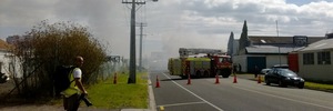 Firefighter hurt in Sulphur Point fire