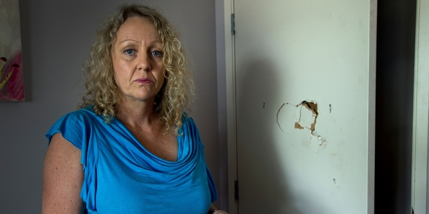 Una Macnaughtan says synthetic cannabis has damaged her son's brain beyond repair. After Kronic took its hold his life descended into an endless spiral, she says. Photo / Brett Phibbs