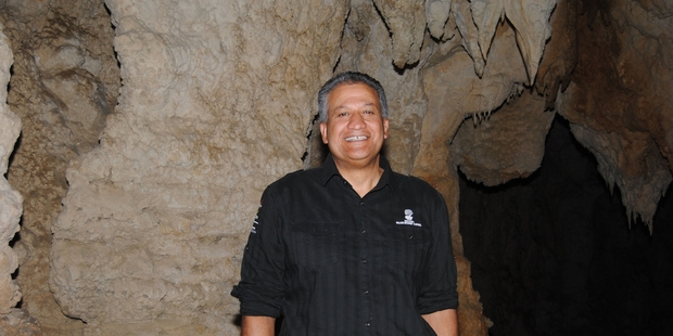 Guide Huia Davis has worked at the Waitomo Caves for six years.