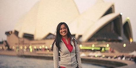 Captain Zaharie Ahmad Shah's daughter, Aishah Zaharie, in a picture posted on Twitter.
