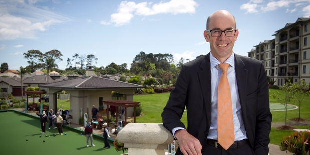 Ryman Healthcare chief executive Simon Challies says planned villages will free up 2500 Auckland homes. Photo / Natalie Slade