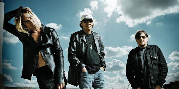 Scott Asheton, centre, has died at the age of 64.