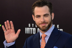 Chris Pine. Photo / AFP