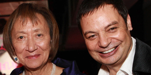 Maori Television chairwoman Georgina te Heuheu with the Paora Maxwell - the man who is understood to soon be named as new chief executive of the organisation. File photo / Norrie Montgomery
