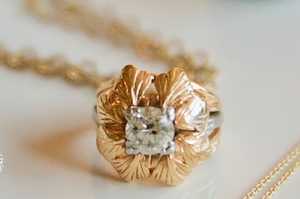 Annie's grandmothers ring. Photo / Meg Messina.