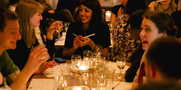 Guests enjoy an evening of Lickable Perfume in London. Photo / Supplied.