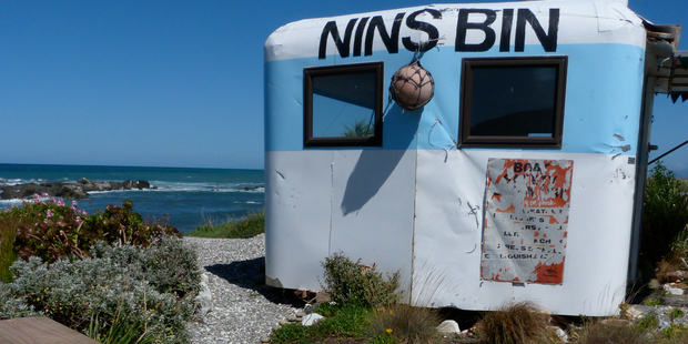 Stop your rental car at Kaikoura's coastal 'feeding station' Nins for a feast of super-fresh seafood. And a great ocean view. Photo / Megan Singleton