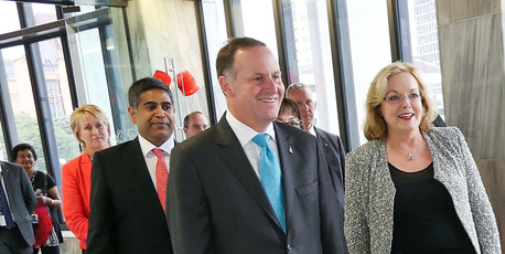 The popularity of John Key as Prime Minister has climbed by 4.6 points. Photo / Getty Images