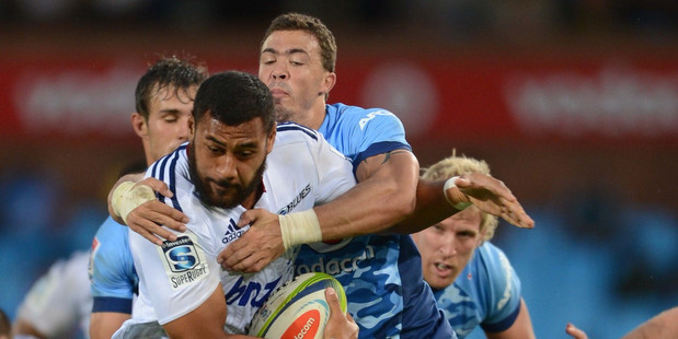 Promising lock Patrick Tuipulotu's knee problem put pressure on the Blues' second row. Photo / Getty Images
