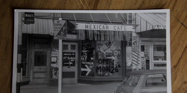 An old photo from the 80s of Mexican Cafe, Victoria St. Photo / Michael Craig