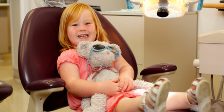 Hollie Smith, 2, has healthy teeth. Photo / Chris Gorman