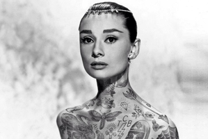 Cheyenne Randall's re-imagined image of Audrey Hepburn.