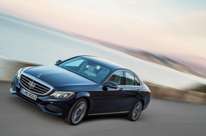 The Mercedes-Benz C-Class, with the Elegance grille, has been launched in Europe.