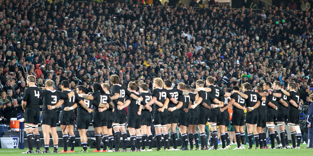 The All Blacks. Photo / NZ Herald