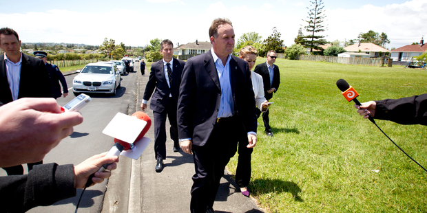 Labour can only sit, wait and watch in the hope that John Key's bubble is pricked well before election day. Photo / Dean Purcell
