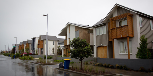 Houses in Hobsonville Point, Auckland. Photo / Sarah Ivey