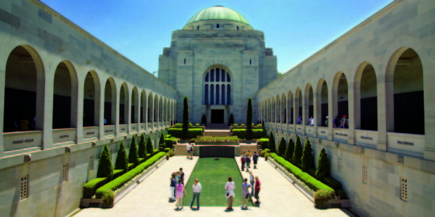 There is much to see inside and out at the Australian War Memorial in Canberra. Photo / Getty Images