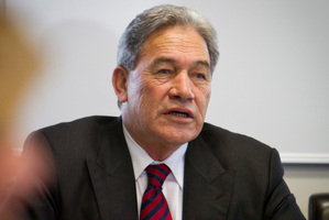 Winston Peters wants to see the 'New Zealandisation' of the fishing industry. Photo / Glenn Taylor