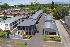 The Atrium on Ulster in Hamilton has 28 units with conference facilities, a gym, laundry and storeroom.