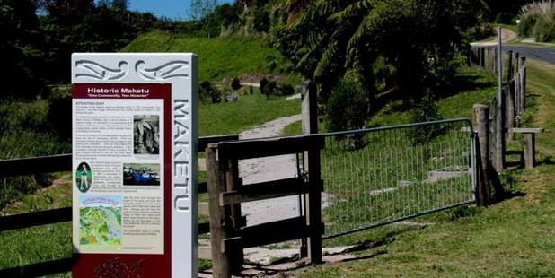 Enter Kotukutuku Gully on Little Waihi Road.