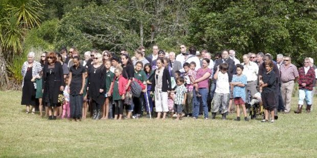 Visitors proceed to Patiarero Marae. Photo/Bevan Conley