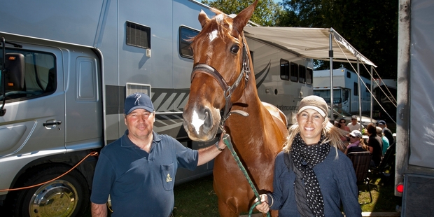 Kiwi rider Katie McVean is providing world champion showjumper Philippe Le Jeune with four horses to ride in three events over the course of the event. Photo/Glenn Taylor