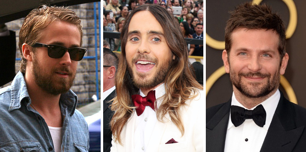 Hollywood hunks Ryan Gosling, Jared Leto and Bradley Cooper realise the allure of sexy facial hair.
Photo / AP