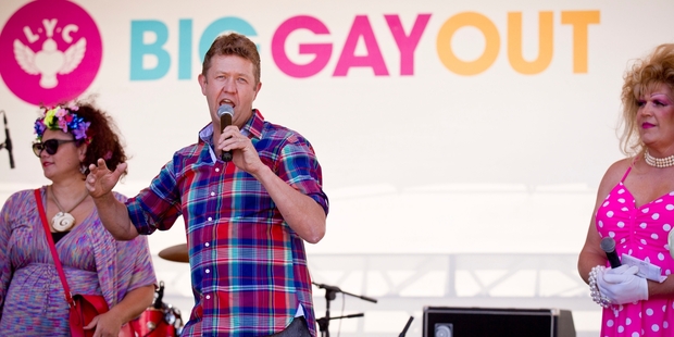 All singing all dancing David Cunliffe. Photo / Dean Purcell