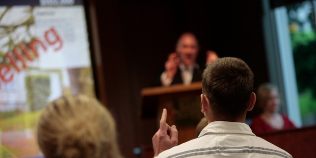 Requiring all home auctions to provide a minimum level of due-diligence documentation - funded partly by the seller - would help to alleviate the burden on buyers. Photo / Chris Loufte