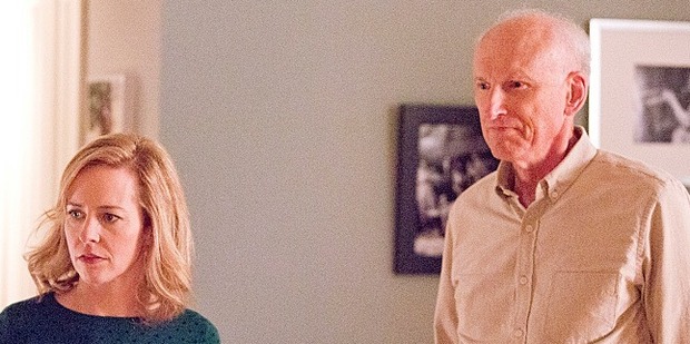 James Rebhorn, right, in a scene from Homeland. He has died at the age of 65.