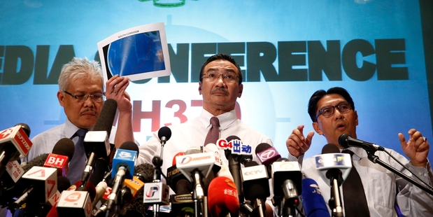 The search for the missing plane was marked by lack of information. Photo / AP